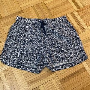 Madewell Navy Pattern Shorts Womens size XS